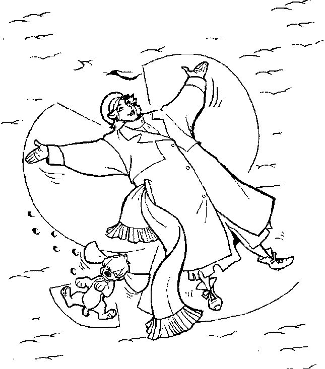 coloriage anastasia dans la neige